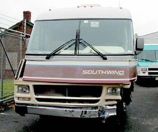 Southwind RV damaged